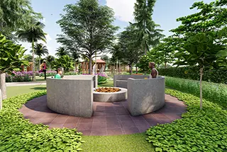 Green Sitting Spaces